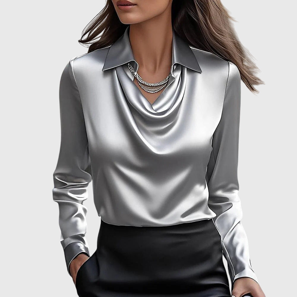 Elegant Luxury Women’s Blouse with Long Sleeves