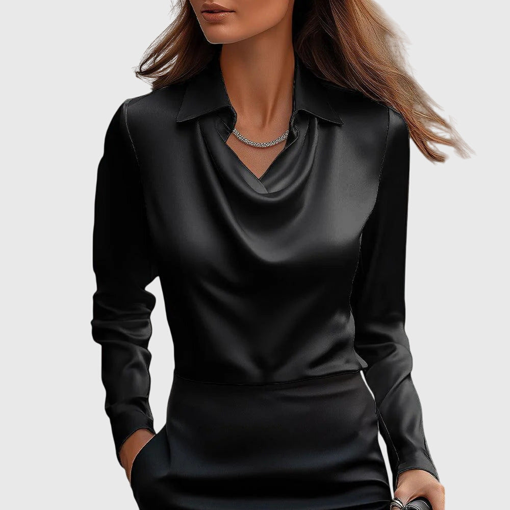 Elegant Luxury Women’s Blouse with Long Sleeves