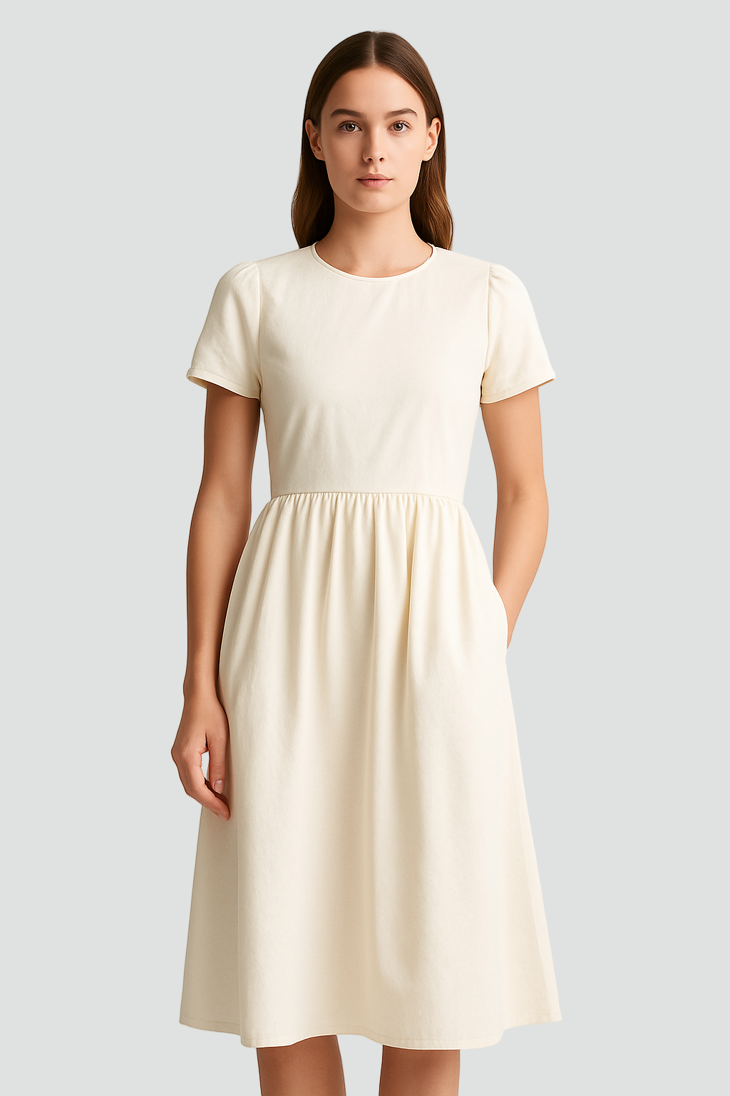 Evelyn | Cotton Midi Dress