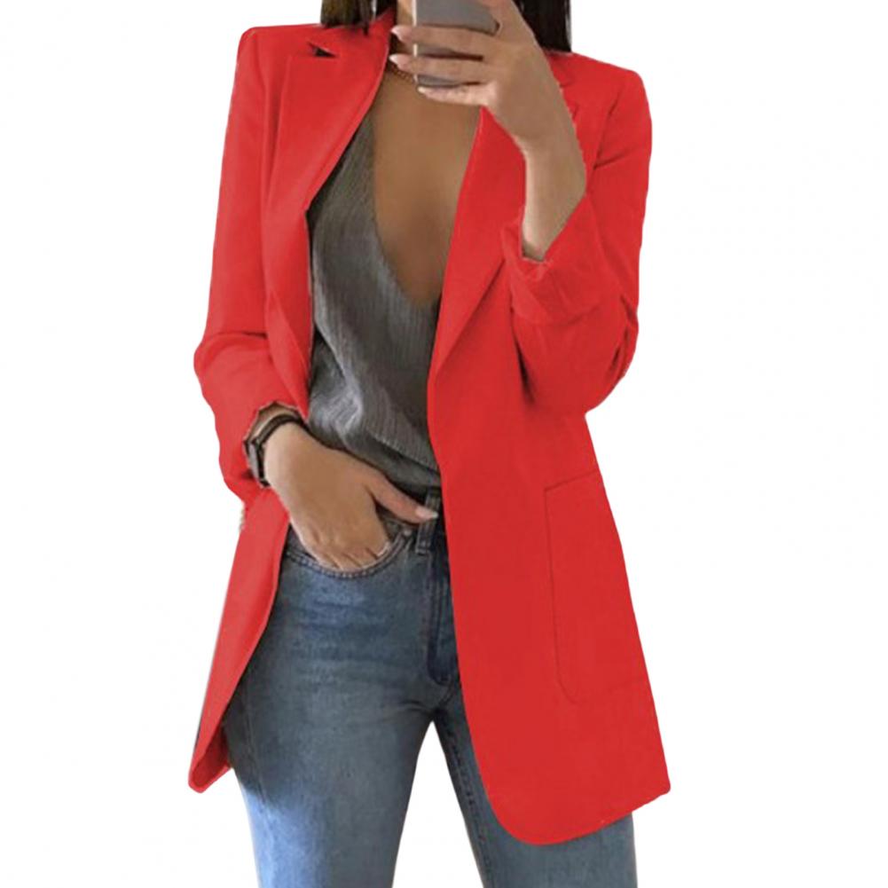 Long Women’s Blazer with Classic Lapels