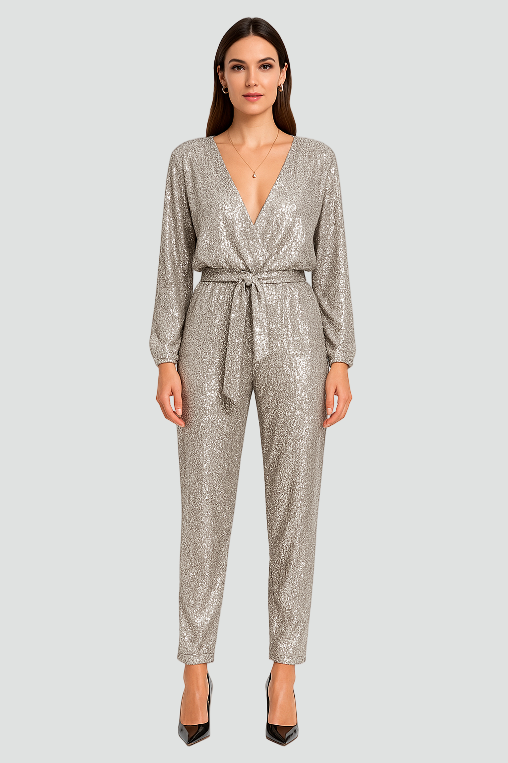 Luxurious Women’s Sparkling Jumpsuit