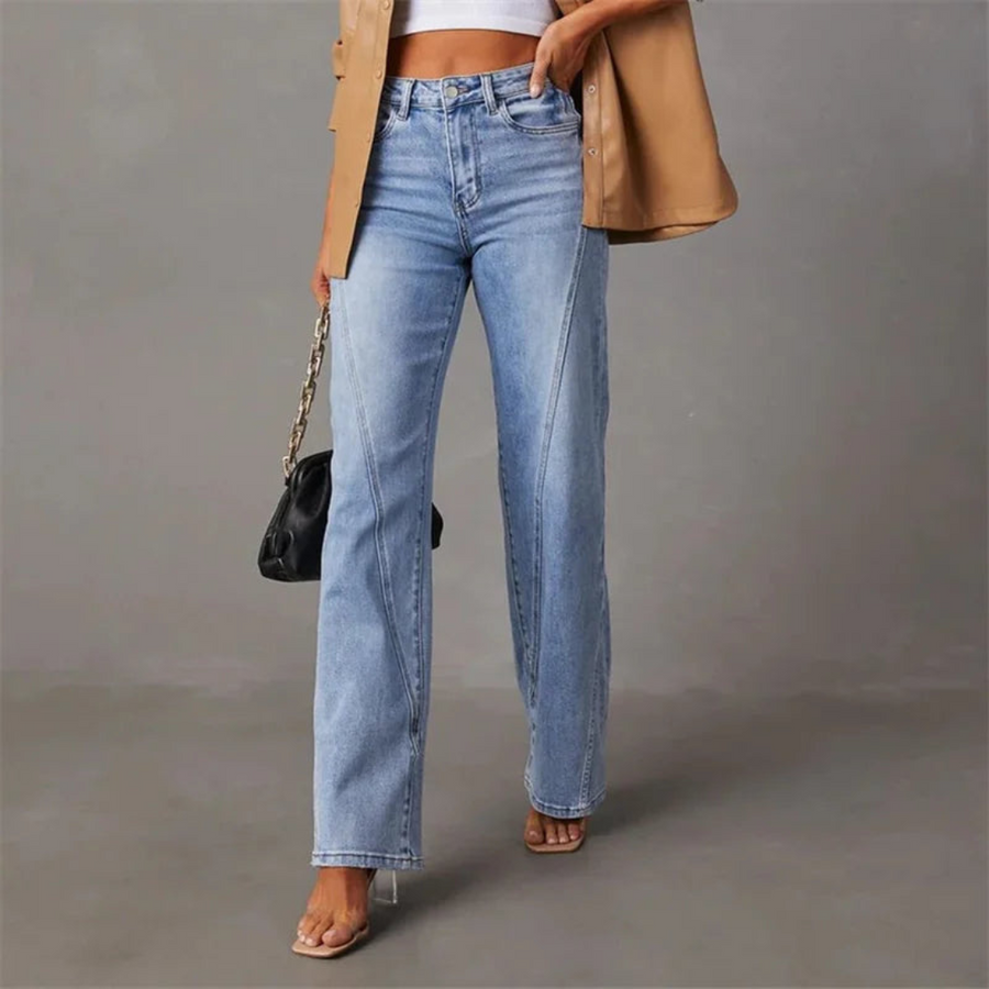 High-Waisted Wide-Leg Jeans for Women