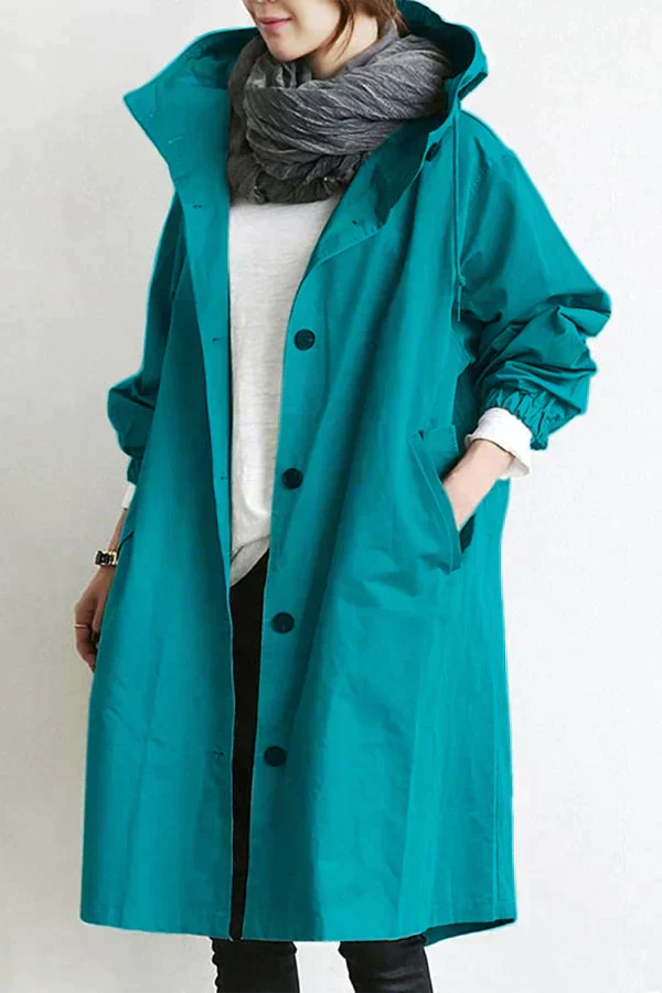 Elegant and Waterproof Women’s Coat with Hood