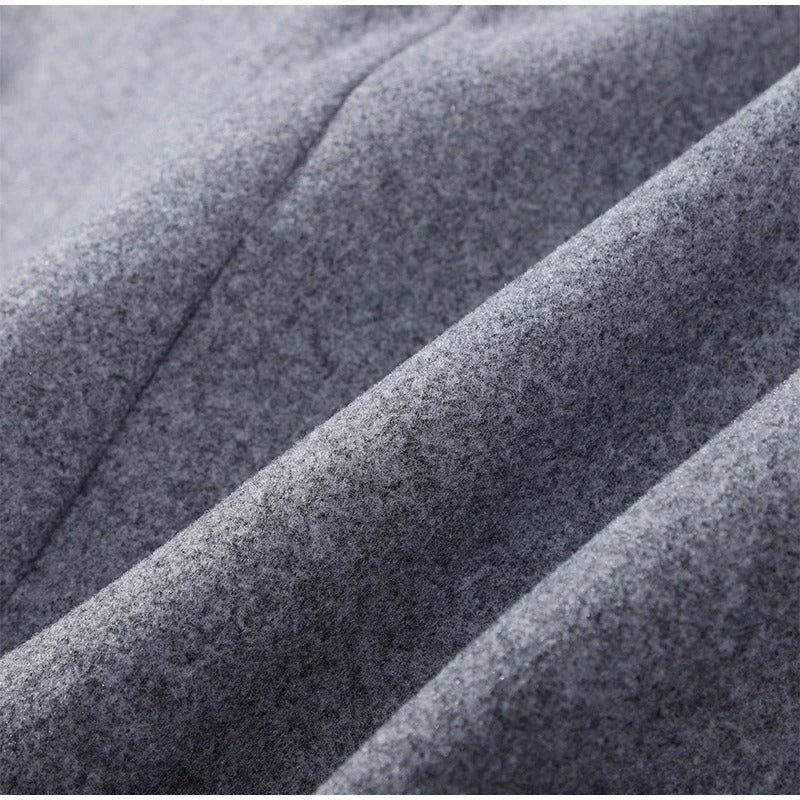 Stylish Women’s Coat with High Collar and Double-Breasted Design